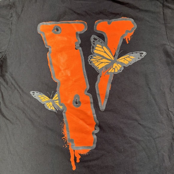 VLONE Other - Vlone X Juice Wrld Shirt Men's Medium Black 999 Legends Never Die Butterfly Logo